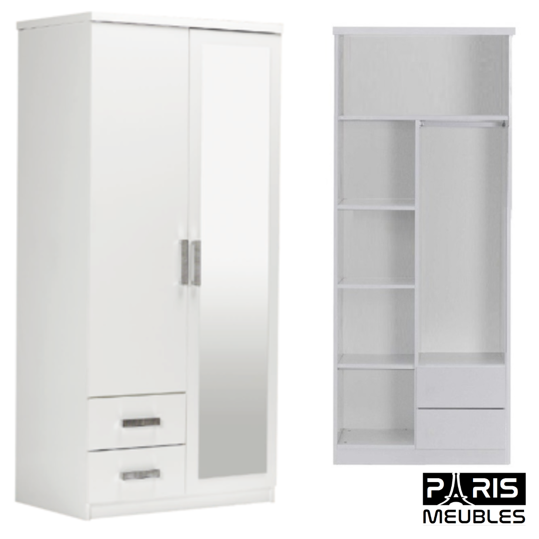 Armoire 2 portes PALMA